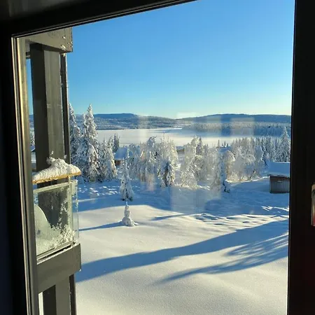 Leilighet Med Panoramautsikt Sjusjoen Innendors Parkering Exterior photo